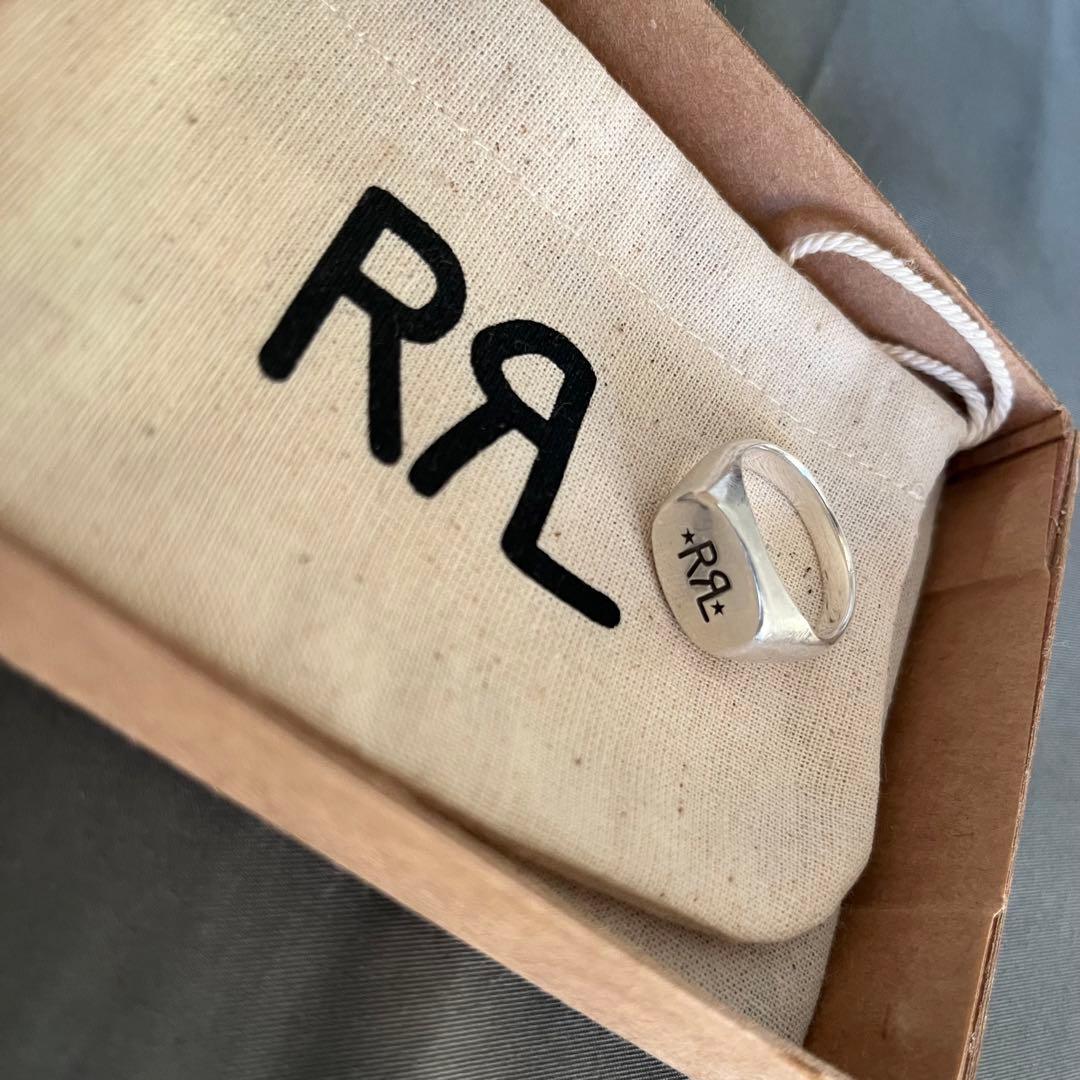 w*r様 RRL スターリングシルバー ロゴリング M(21号)