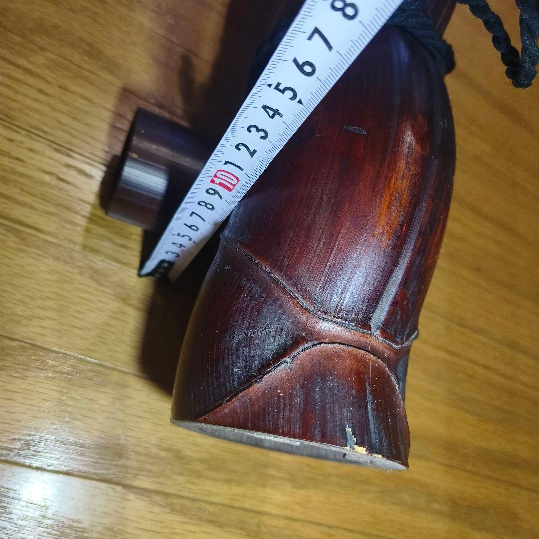 茶道具 煤竹結界 観音竹 骨董 時代物 旧家蔵出し アンティーク 蒐集家