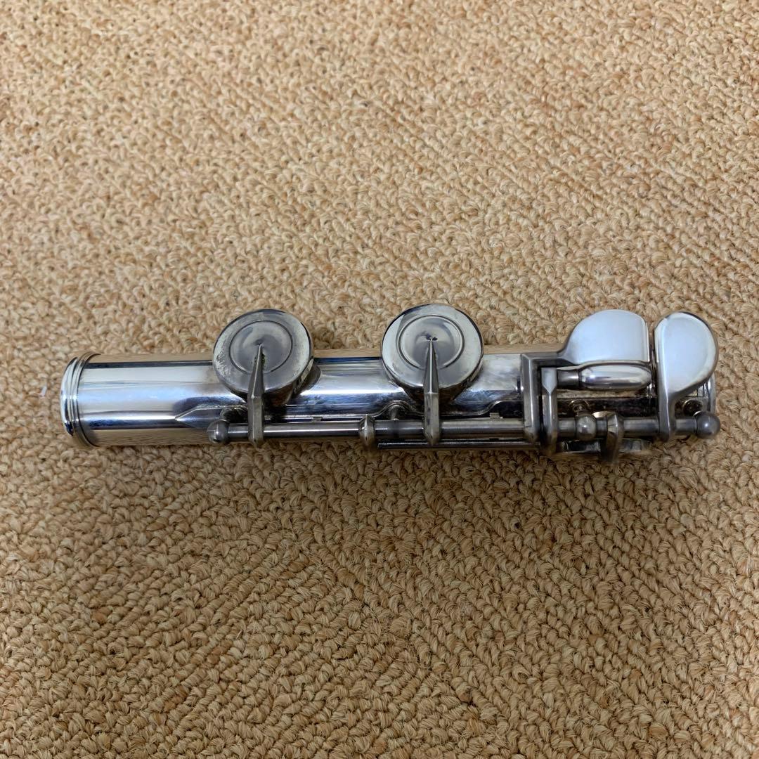 【良品】サンキョウ　調整済　シルバーソニック　フルート　ニューEメカ付　銀製