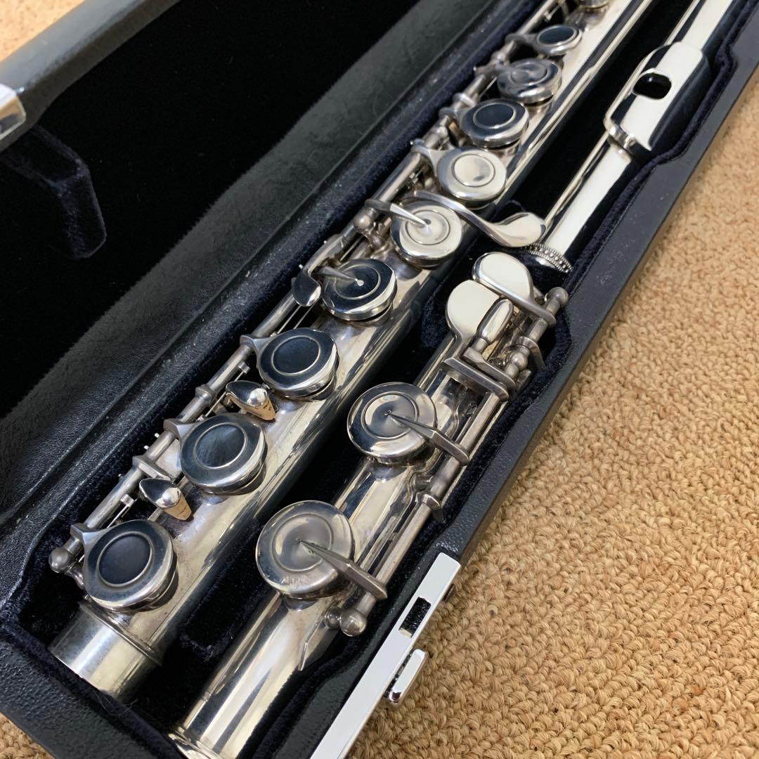 【良品】サンキョウ　調整済　シルバーソニック　フルート　ニューEメカ付　銀製