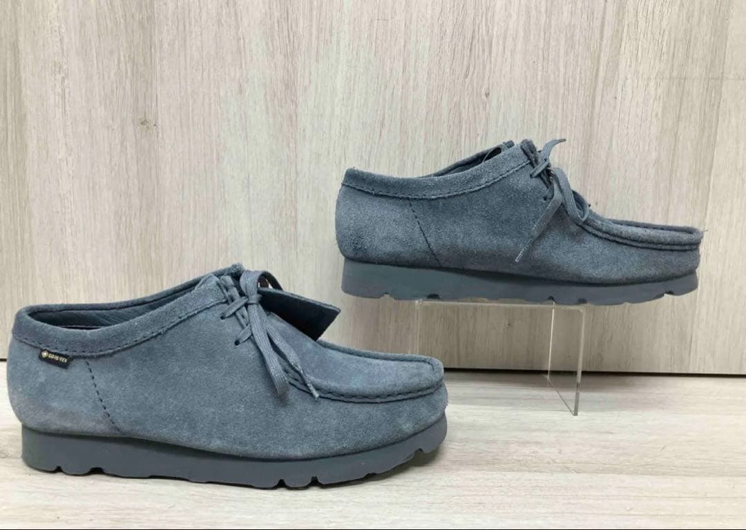 クラークス　ワラビー　ブルーグレー　UK8