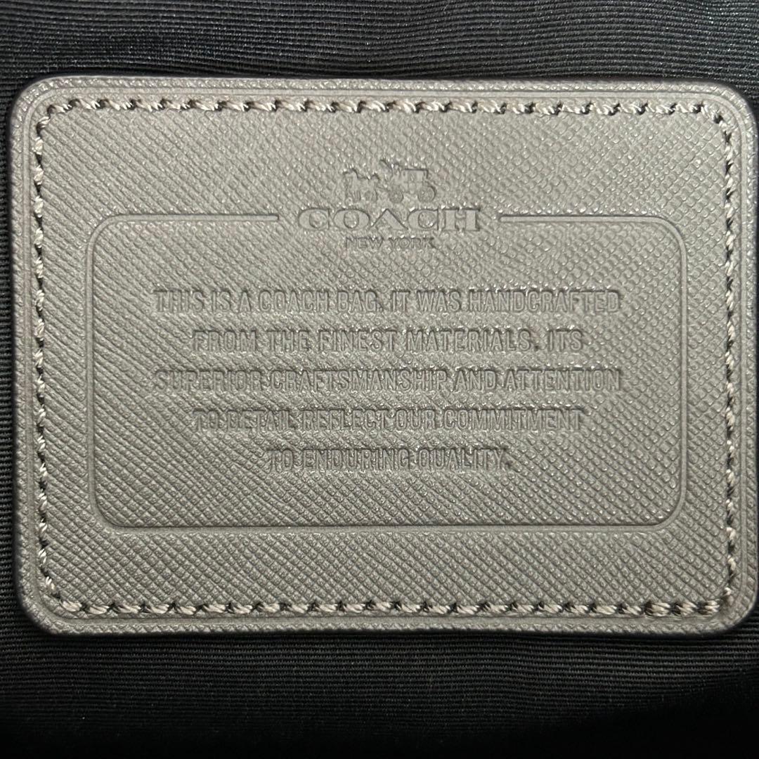 ✅【格安】定価9.4万　メンテ済み　コーチ　ビジネスバッグ　COACH グレー