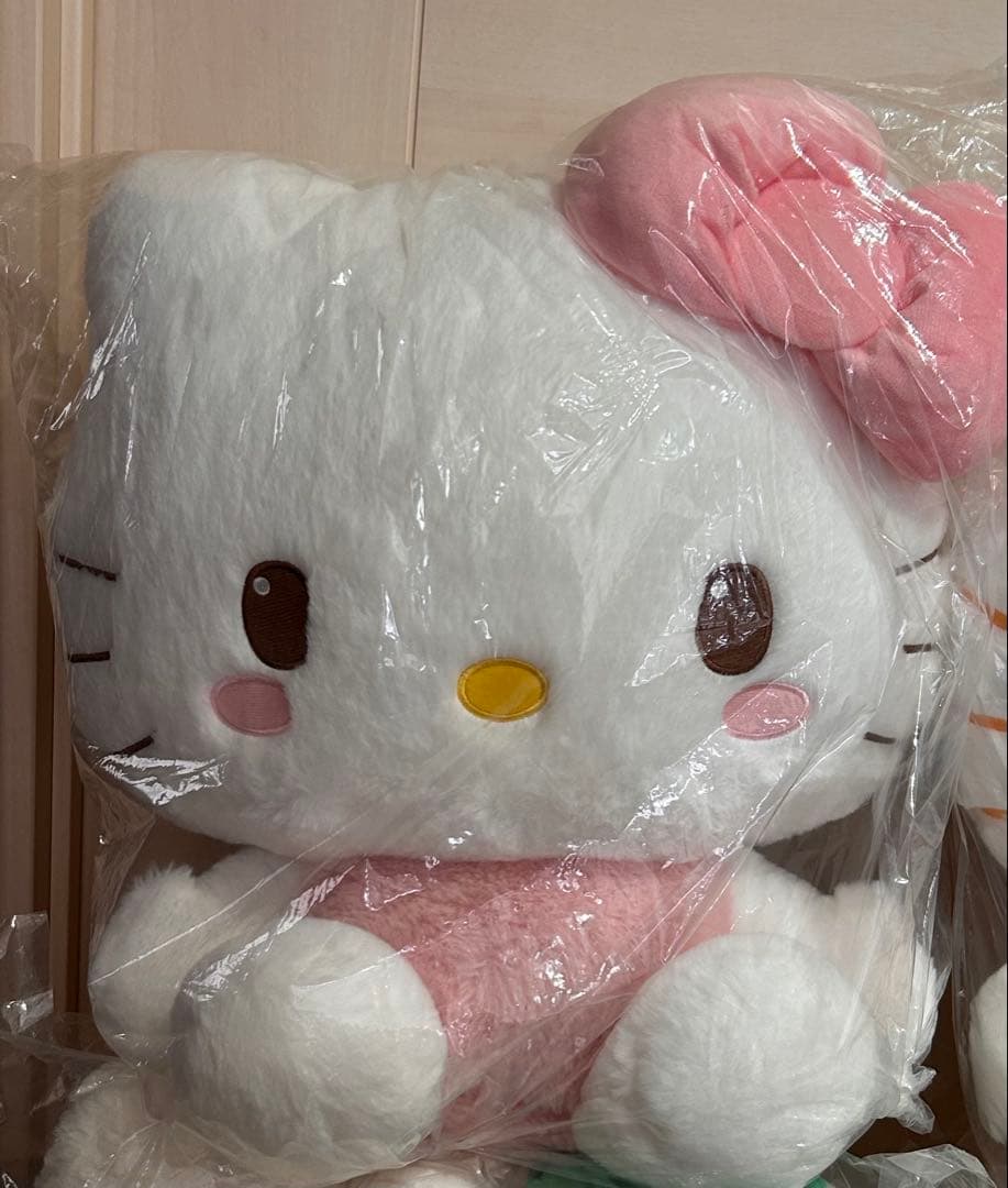 【新品タグ付 】ハローキティBIGぬいぐるみ5点セット