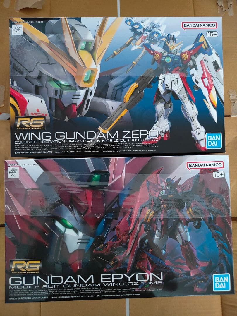 RG ウイングガンダムゼロ & ガンダムエピオン セット
