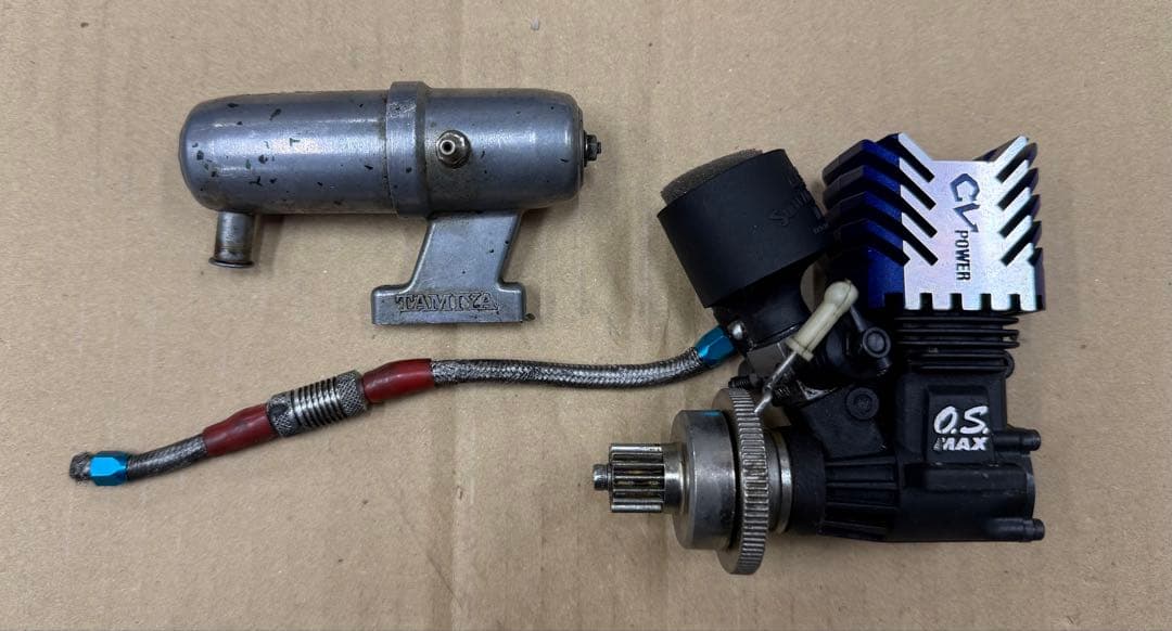 tgx OS MAX ガソリンエンジン マフラー付き