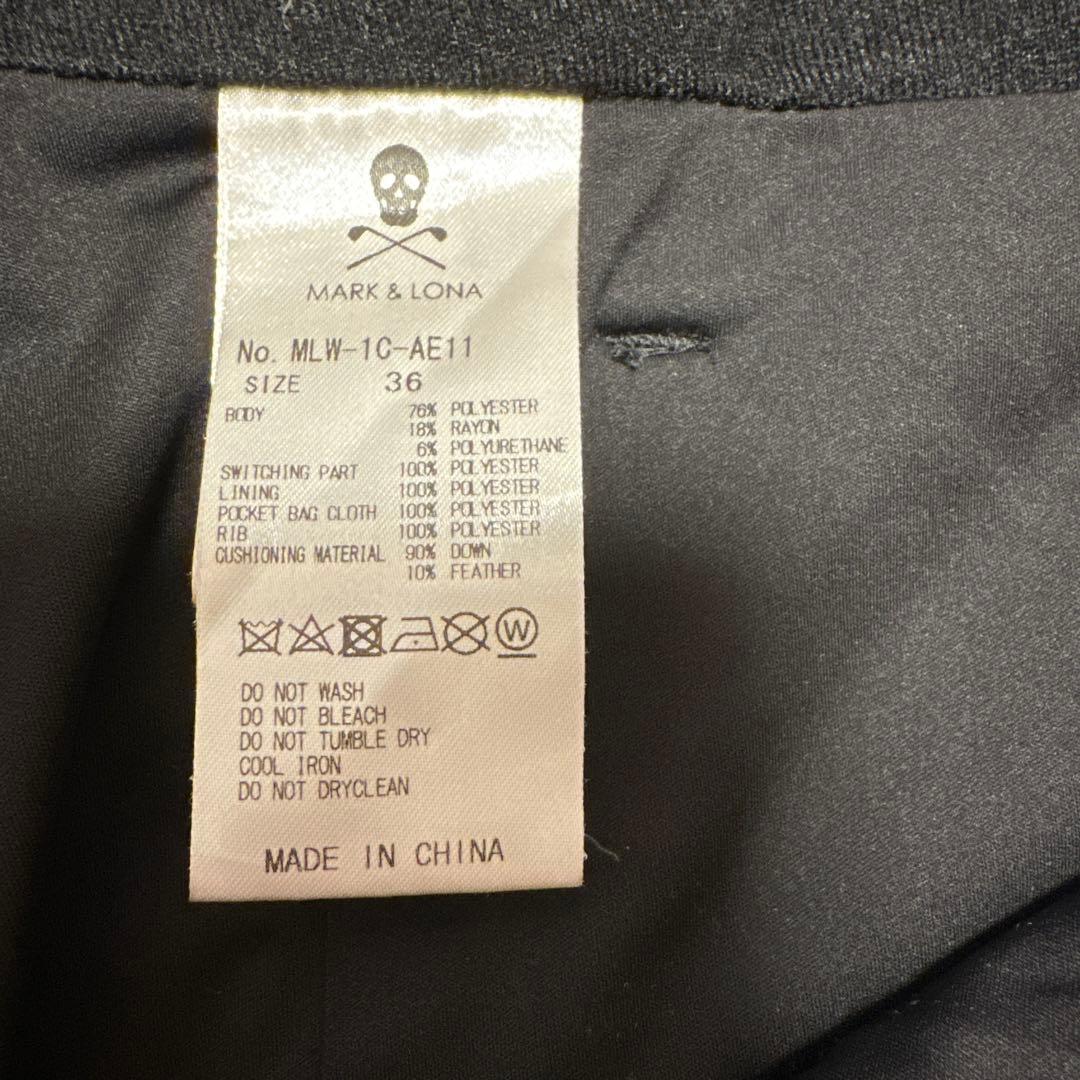 美品‼️ ダウンスカート　中綿　保温　秋冬　サイズ36 ブラック　ゴルフウェア