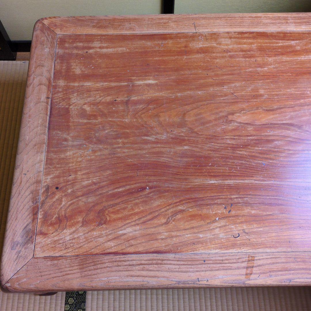 アンティーク家具 昭和レトロ 座卓 ちゃぶ台 古家具 69×90×31センチ