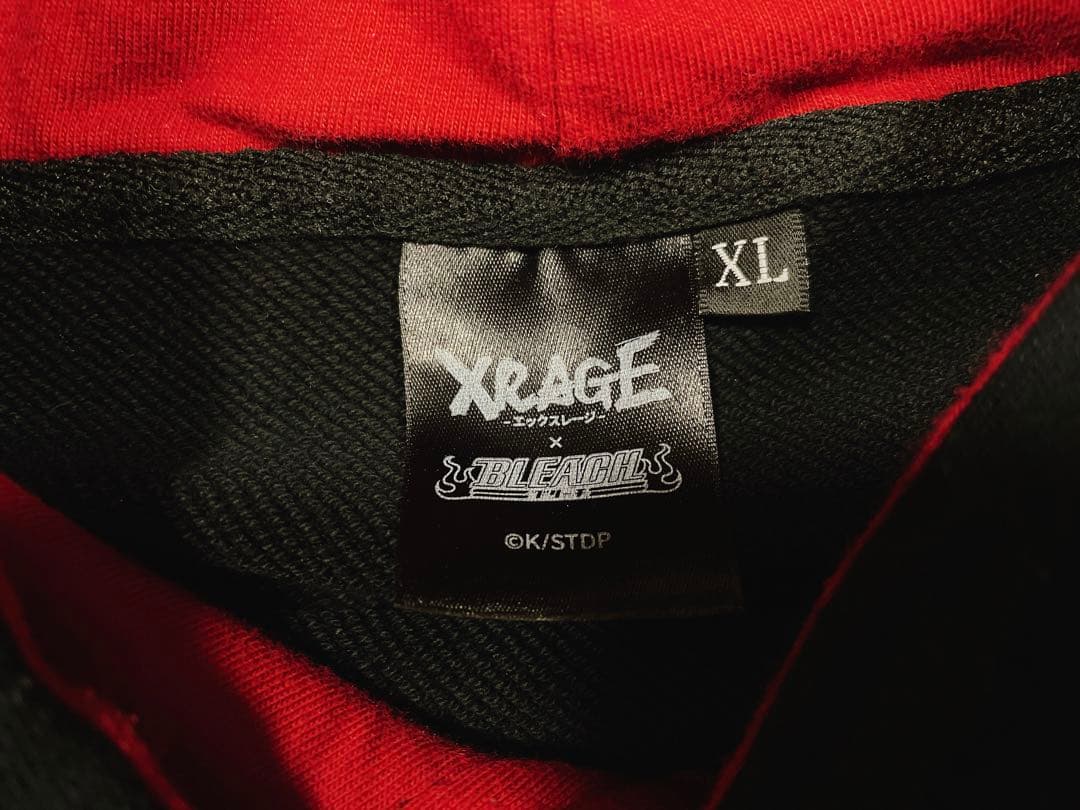 XRAGE BLEACH コラボ 阿散井恋次 刺繍 パーカー XLサイズ