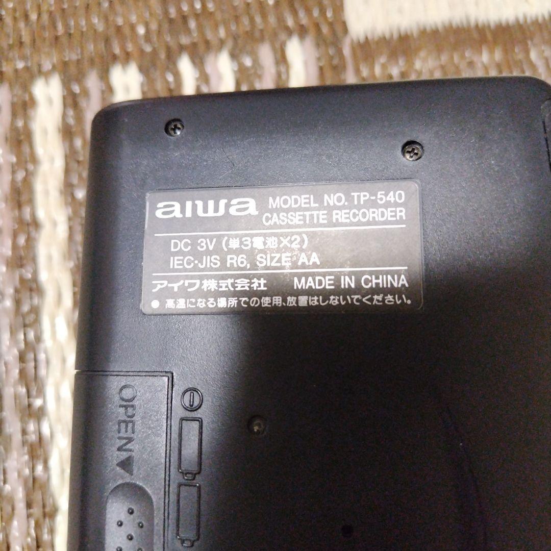 AIWA TP-540 カセットプレーヤー - メルカリ