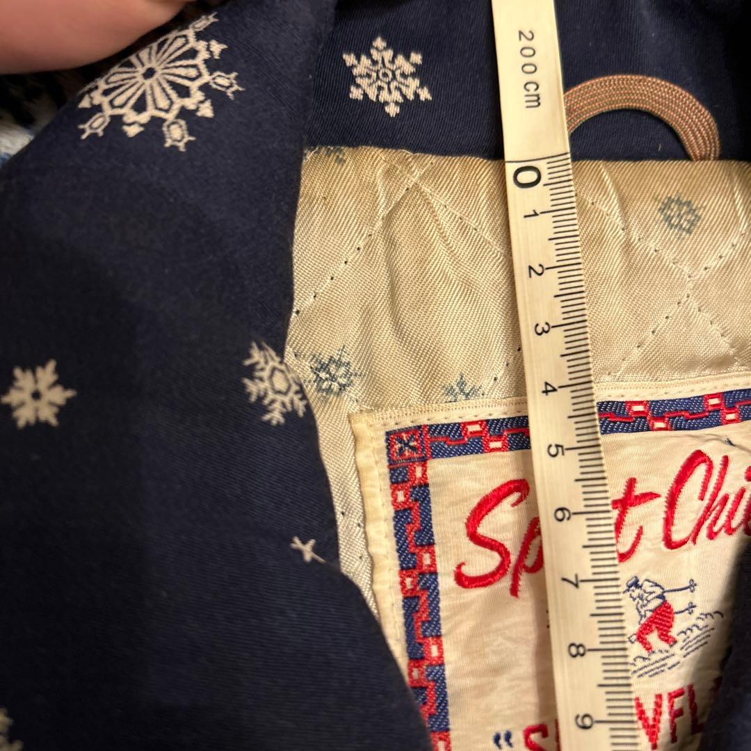 50S スキー柄 ギャバジャン 雪柄