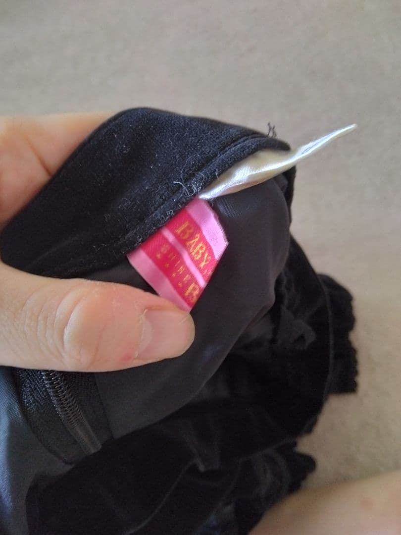 み*ん様 BABY 別珍 膝丈 スカート 黒