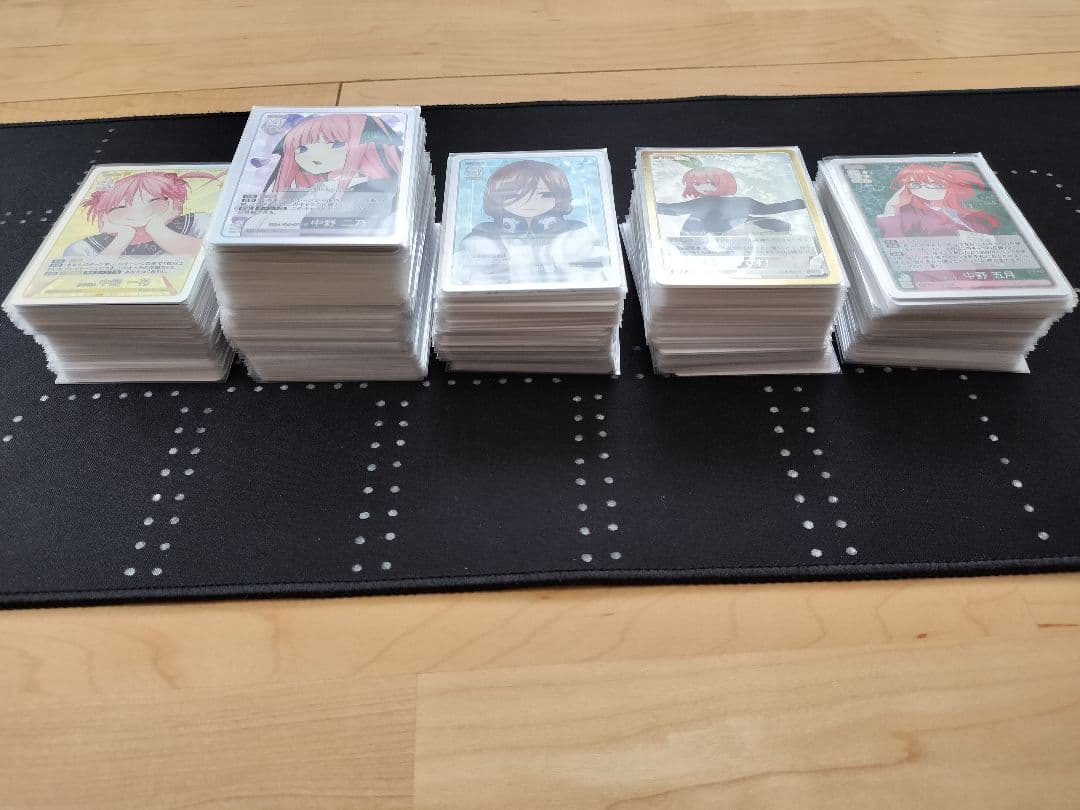 五等分の花嫁　カードゲーム　ごとカド　スリーブ　ラバーマット　まとめ売り　引退