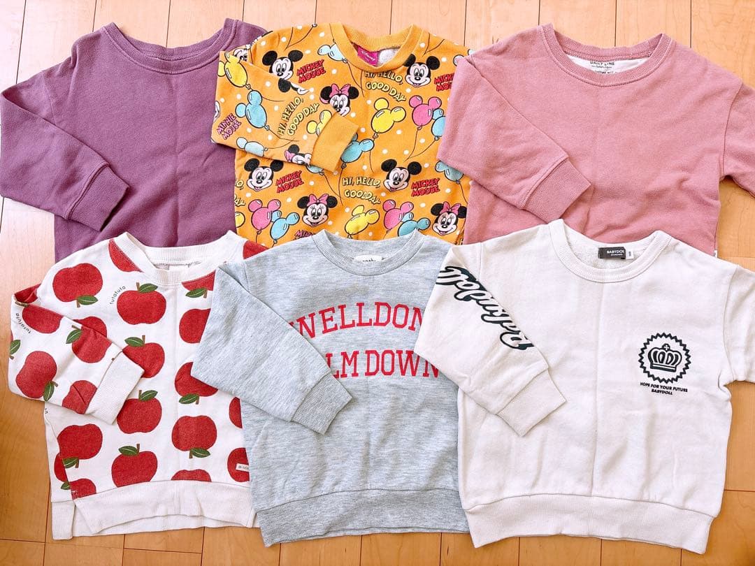 女の子　100cm まとめ売り　秋冬服　40点セット