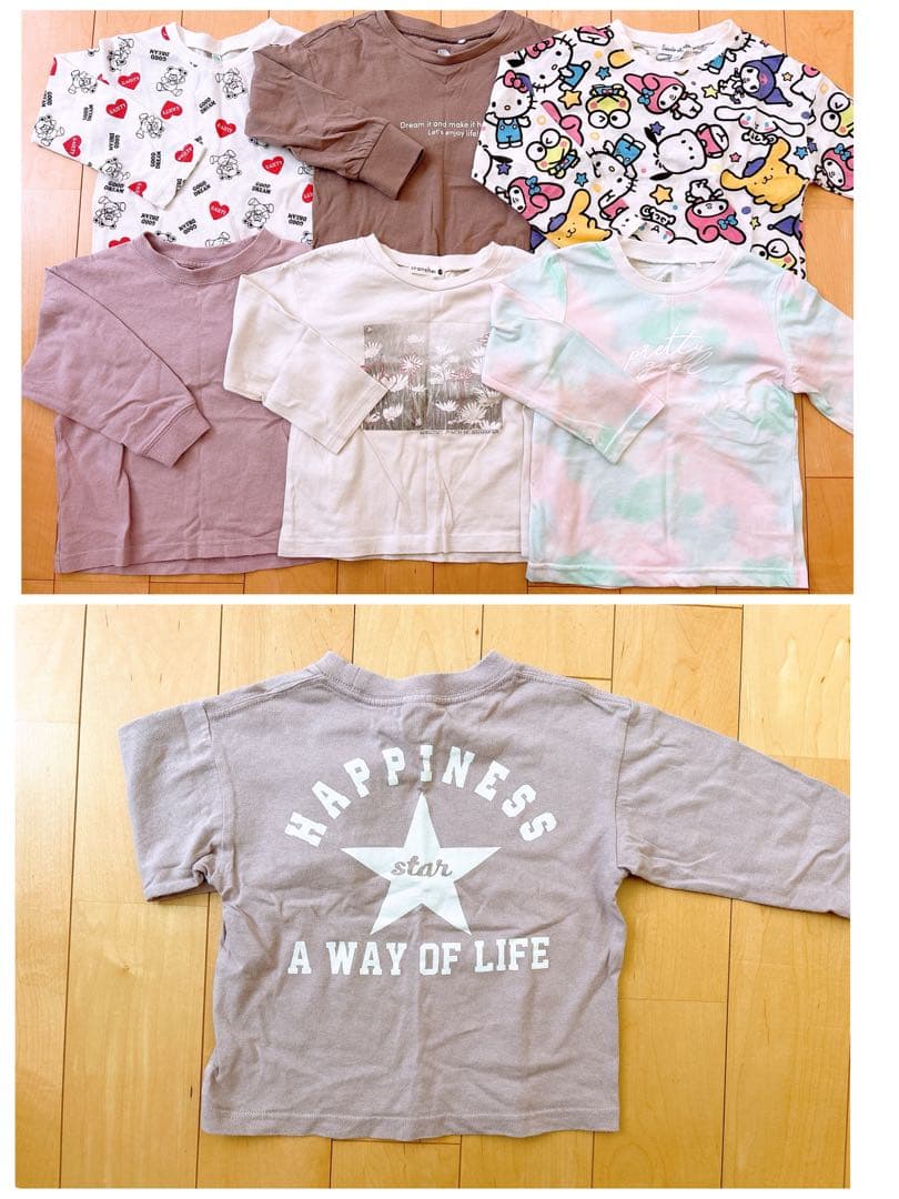 女の子　100cm まとめ売り　秋冬服　40点セット