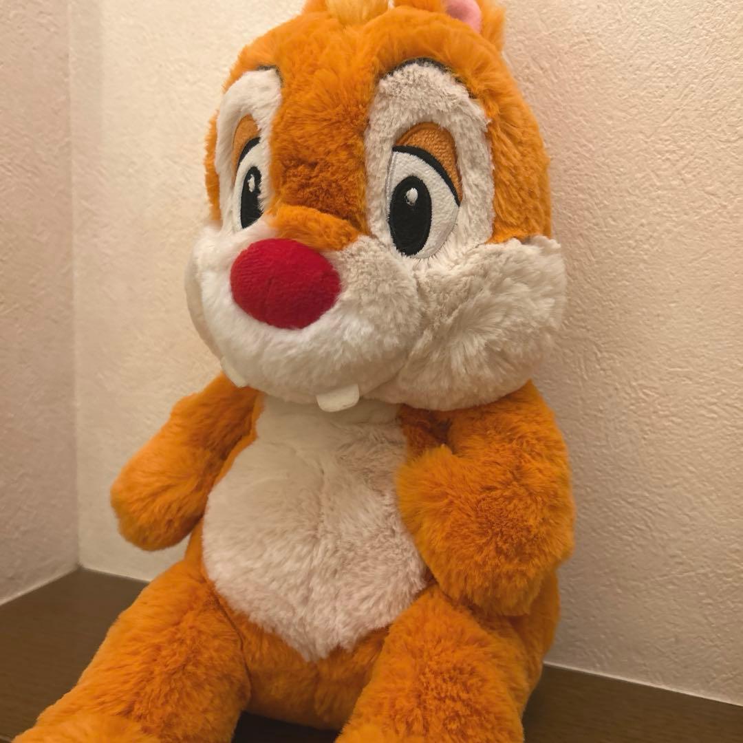 ディズニー ぬいぐるみ フラッフィープラッシー チップとデール ふわふわ 抱き枕