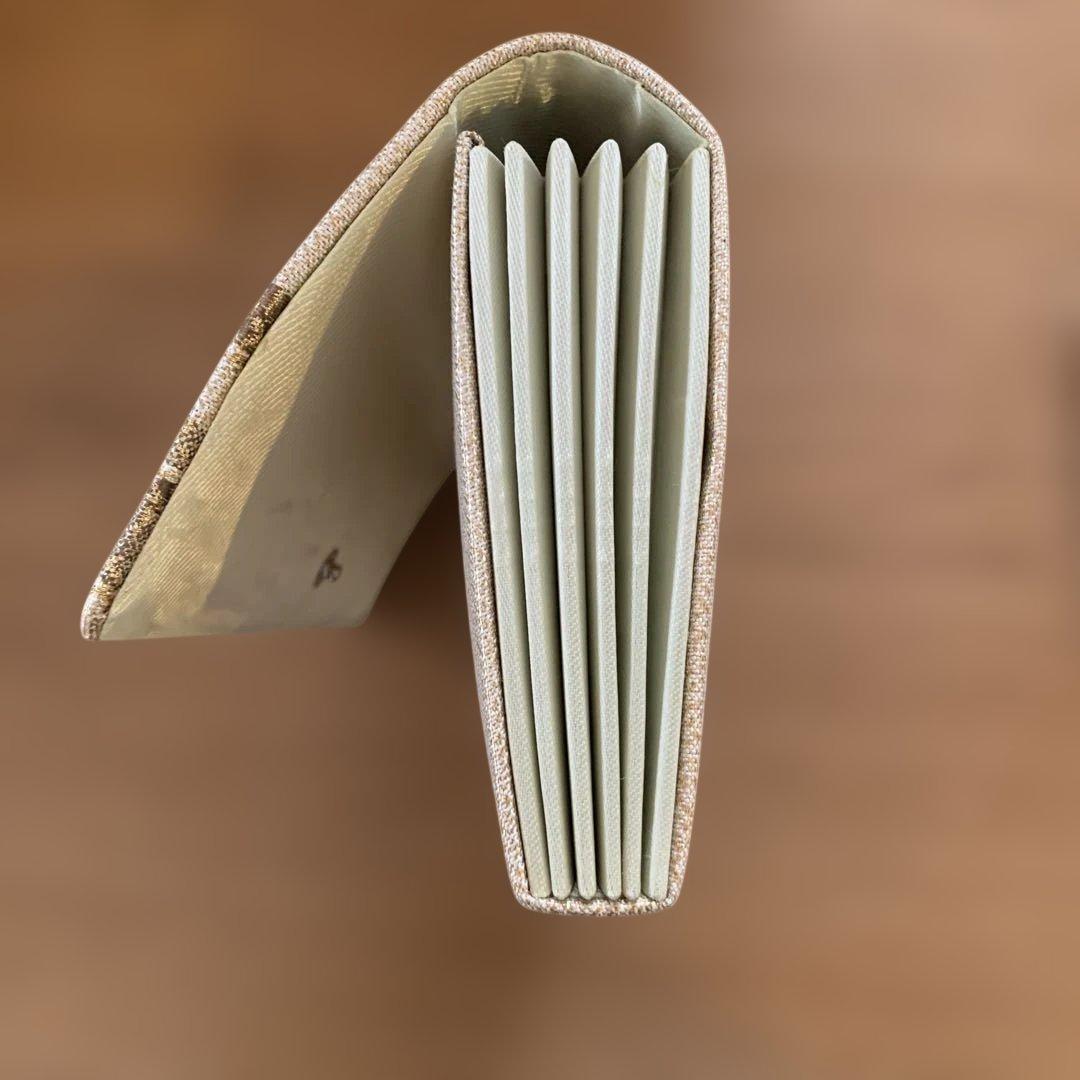 草履と和装用バッグのセット　金　ゴールド　鶴と松　新品未使用