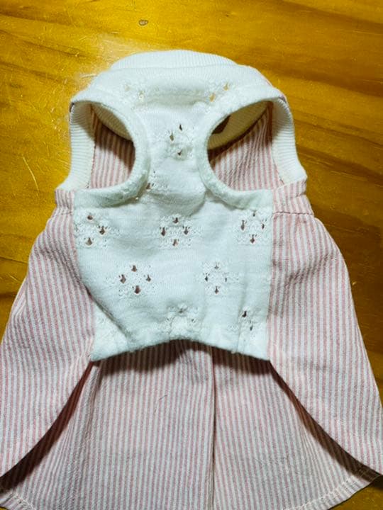 ハンドメイド犬服 ハイウエストリボンワンピ☆色違いあり