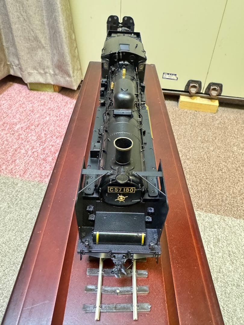 C57形180号機蒸気機関車 1/45 展示ケース付 - メルカリ