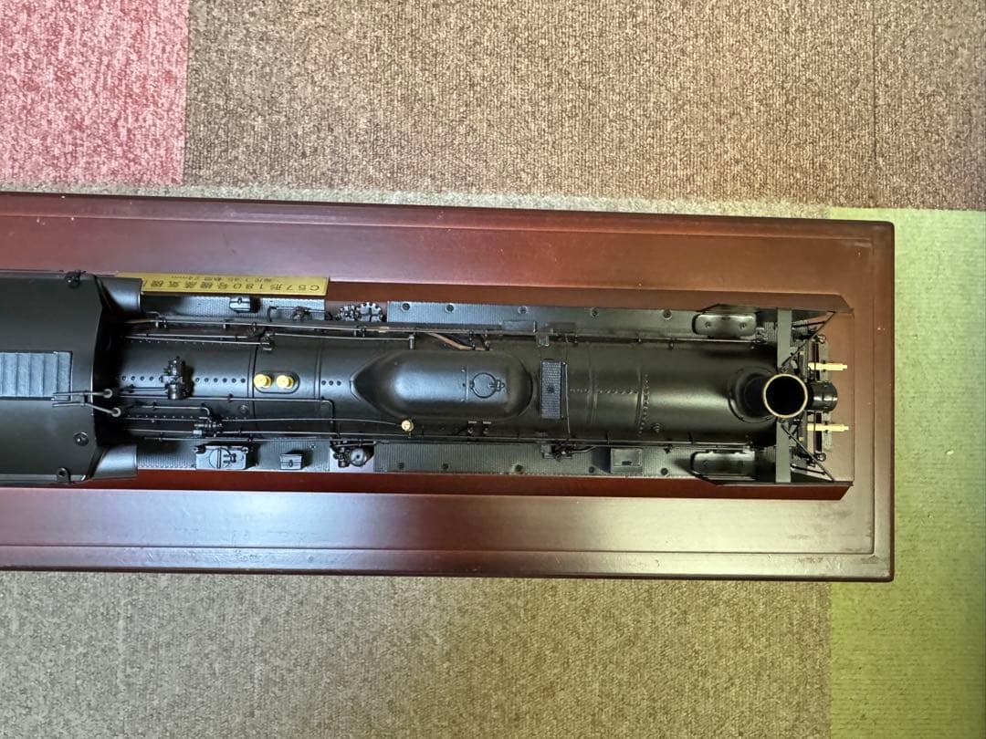 C57形180号機蒸気機関車 1/45 展示ケース付 - メルカリ