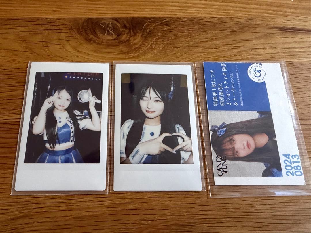 CANDY TUNE 桐原美月 チェキ - メルカリ