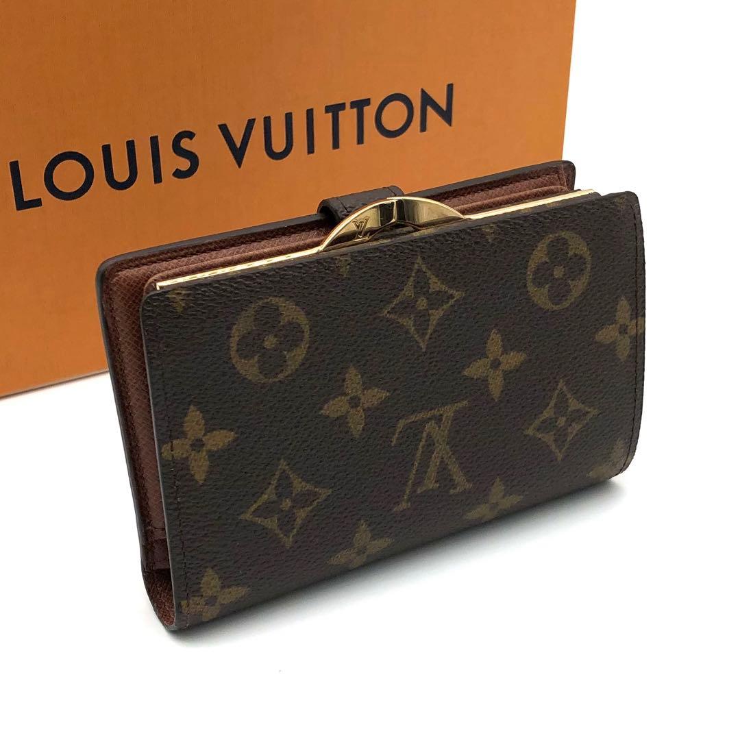 ルイヴィトン モノグラム がま口ポルトフォイユ ヴィエノワ コンパクト財布