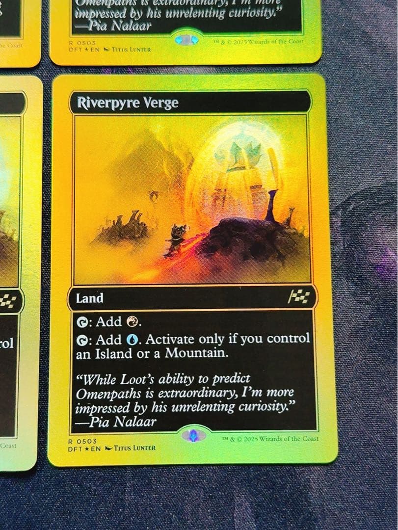 【ショーケースfoil】リバーパイアーの境界 英語　4枚セット