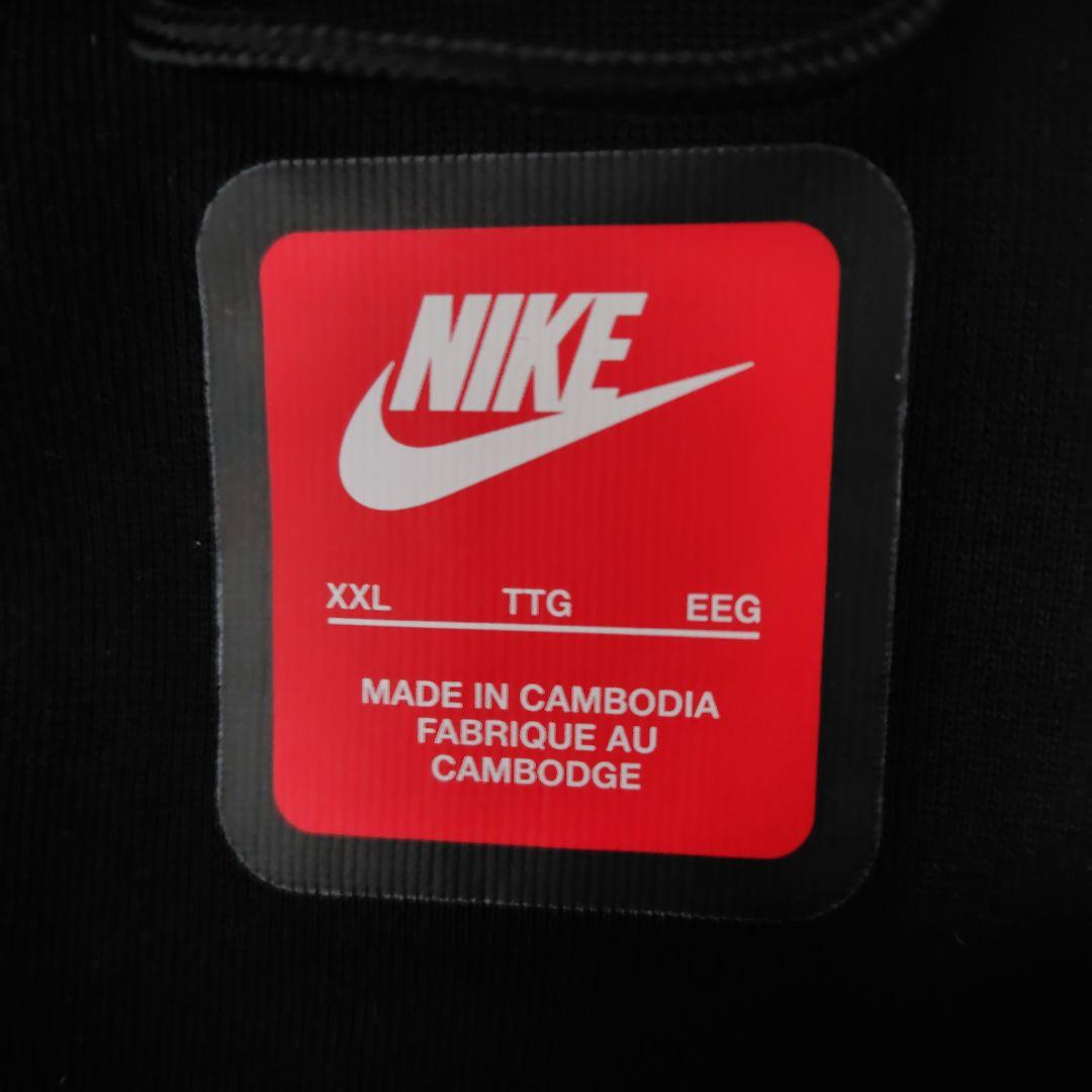 NIKE ナイキ　テックフリース フルジップ ウィンドランナー フーディ　黒×灰