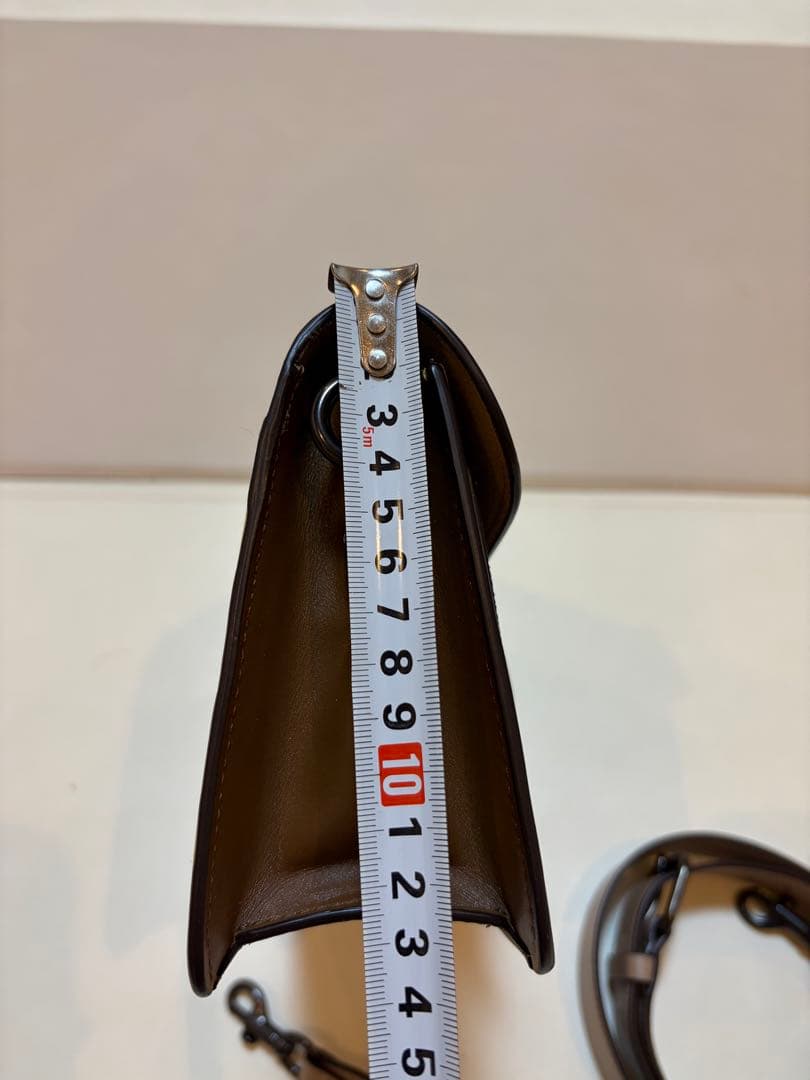 【最終値下げ】COACH ショルダーバッグ ブラウン イエロー