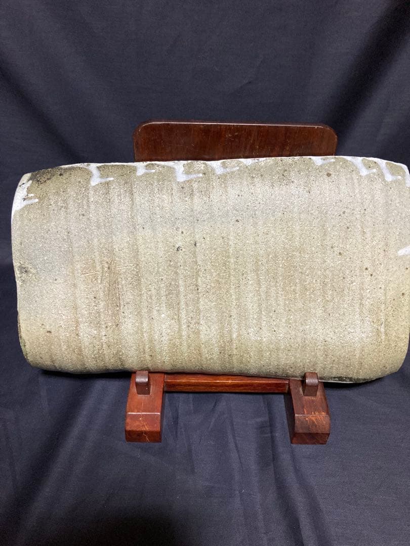 常滑焼 竹内公明 灰釉角皿 江崎一生の弟子