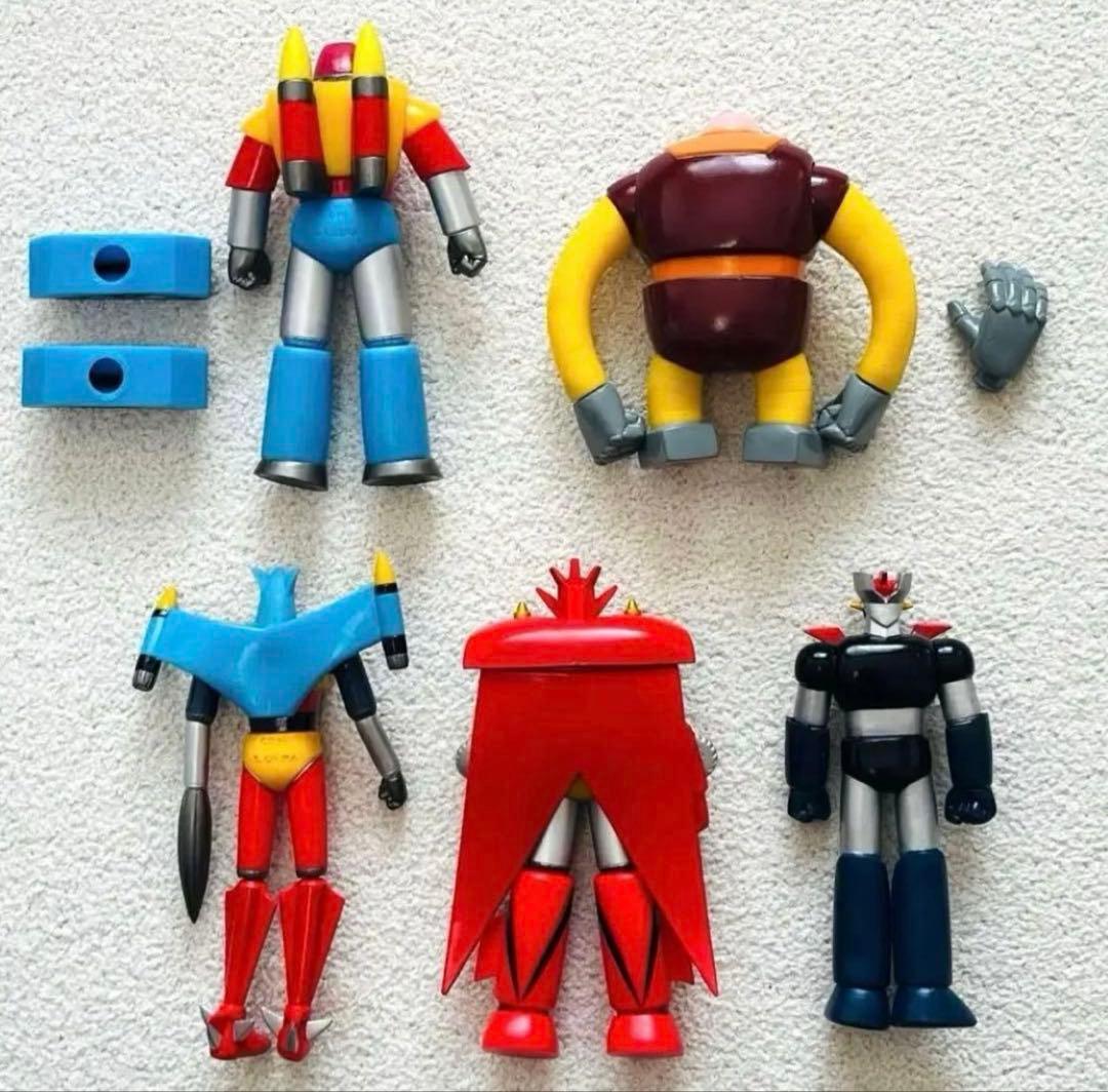 バンダイ ＨＧシリーズ ソフビ道ＤＸ 永井豪キャラクターズ 5種セット