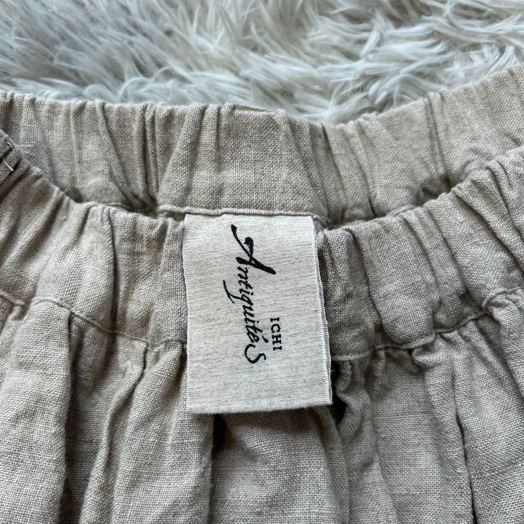 【美品】ICHI Antiqtuites 琴平炊きリネンサルエルパンツ