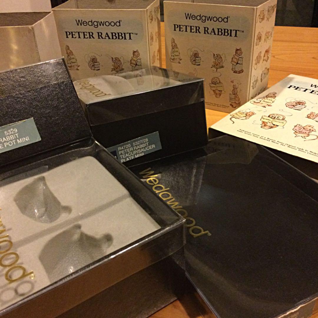 ミニチュア ウエッジウッド ピーターラビット コーヒーセット