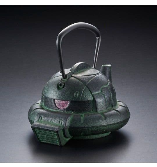 機動戦士ガンダム 南部鉄器 鉄瓶 ZAKU（GREEN） C99966458 ヴ