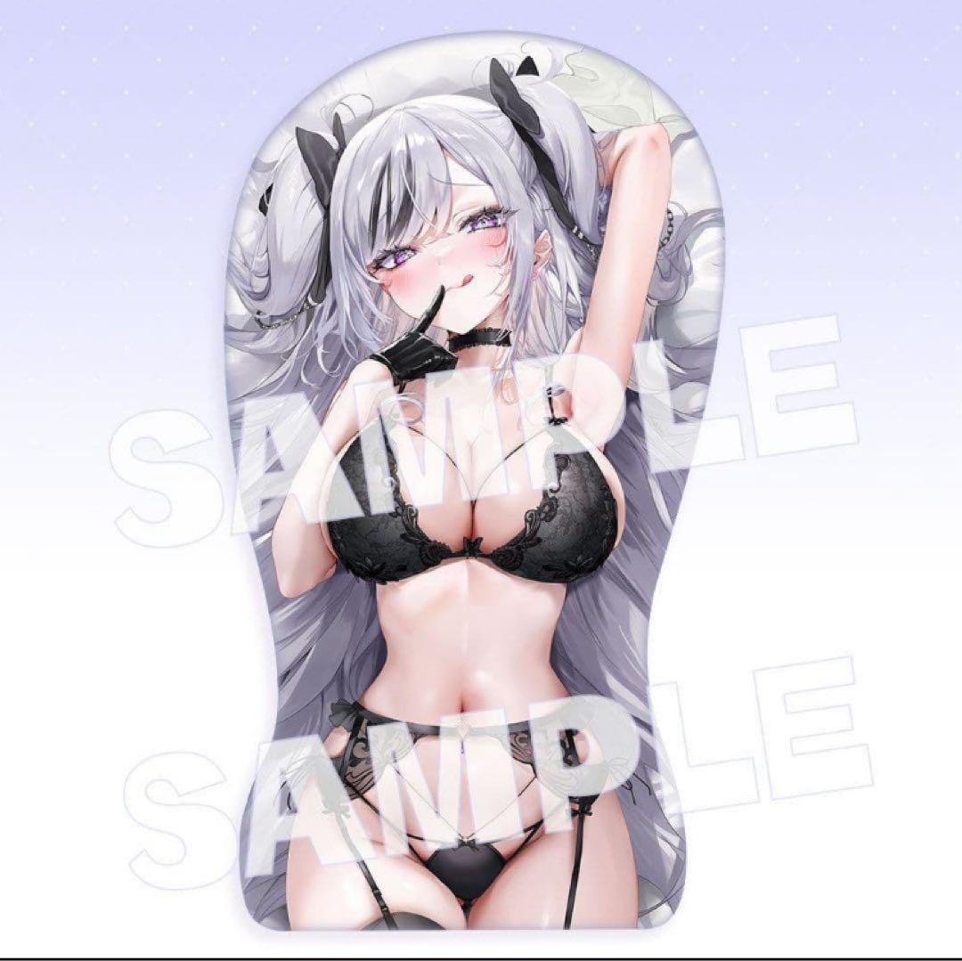 悪い子と作業タイム？ 半身マウスパッド エルベ アズールレーン 等身大