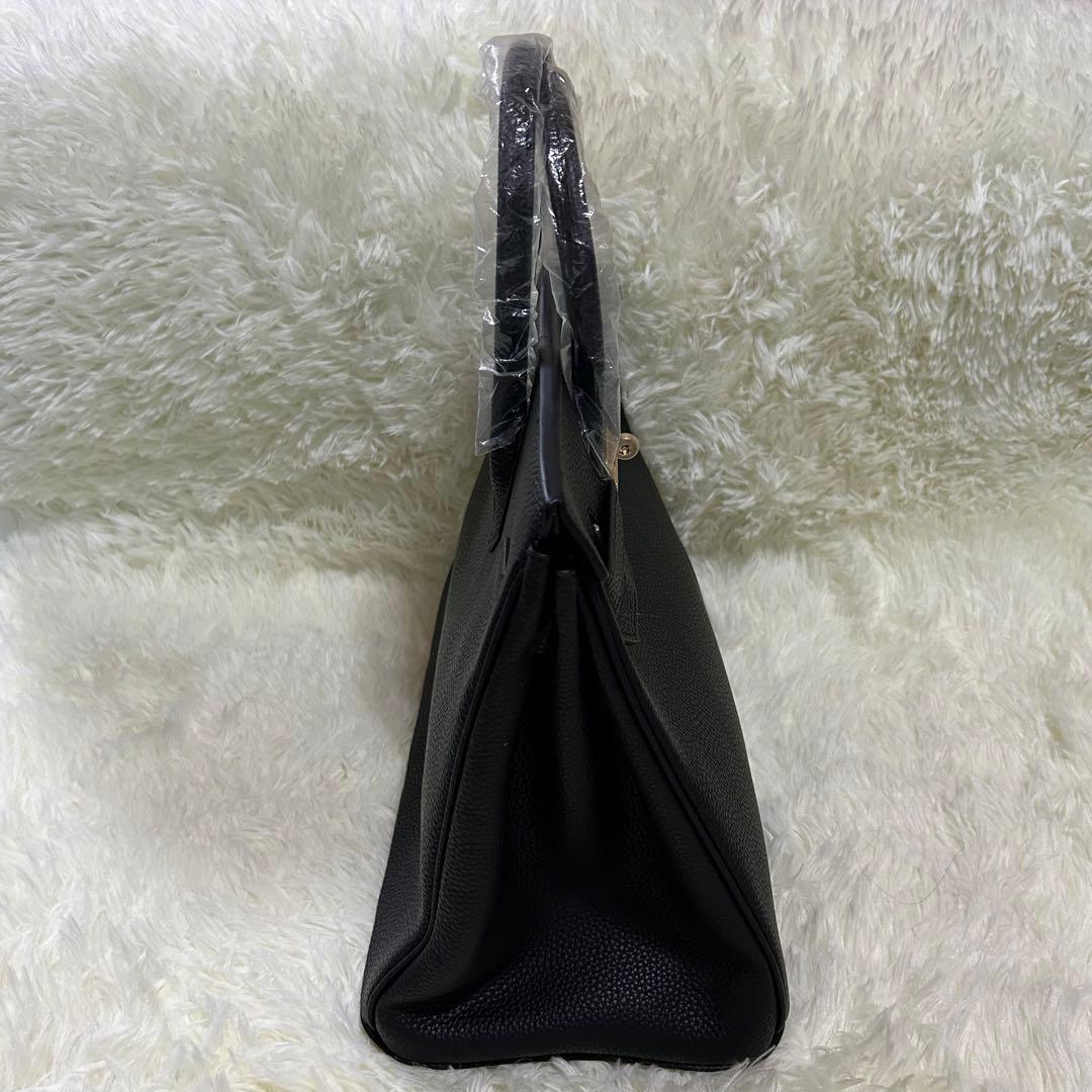 【新品】レザー　ハンドバッグ　トートバッグ　南京錠付き　ビジネス　A4 大容量