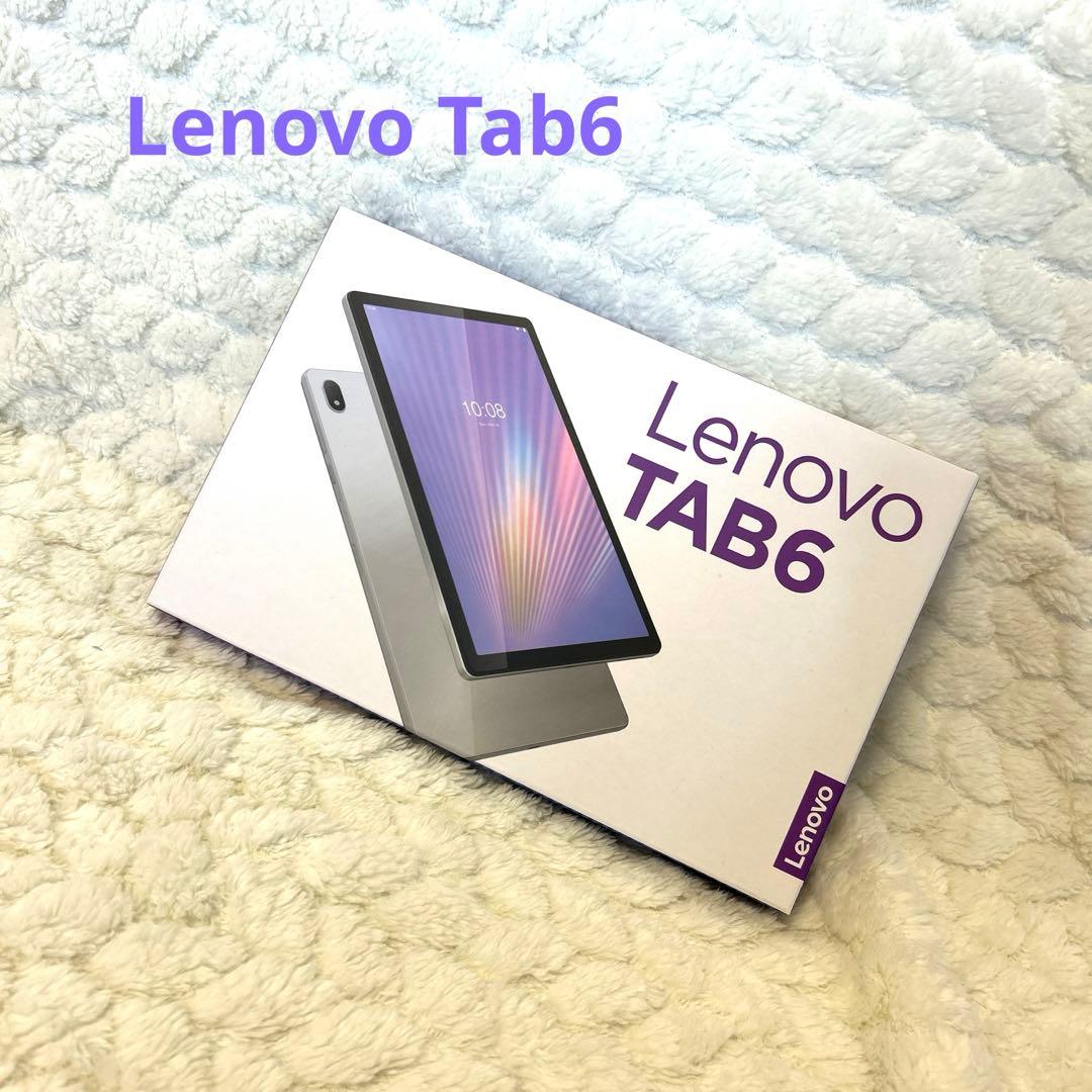 Lenovo Tab6 タブレット 本体 SIMフリー ケース付き