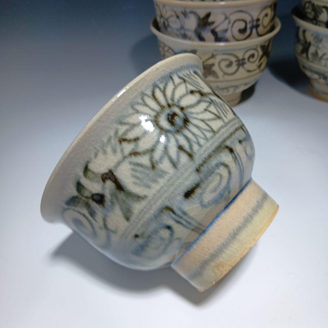 値下げ茶道具 楽山窯造 安南数茶碗10客 美品 共箱 - メルカリ