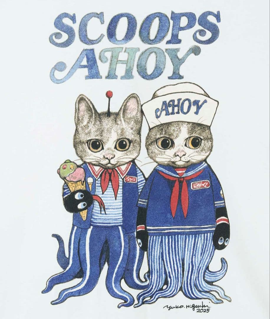 ヒグチユウコ グラニフ コラボTシャツ 同サイズ 2枚 デモゴルゴン