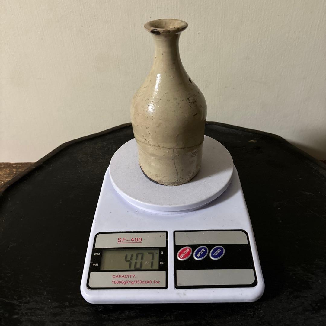 志野織部 徳利 美濃 古瀬戸 桃山 江戸 古美術 酒器 検:李朝 白洲