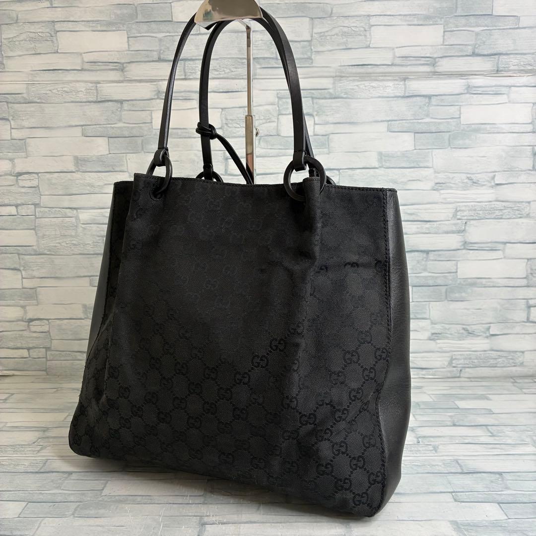 まあ吉　　極美品　150 GUCCI グッチ　ハンドバッグ　GG柄 qu2