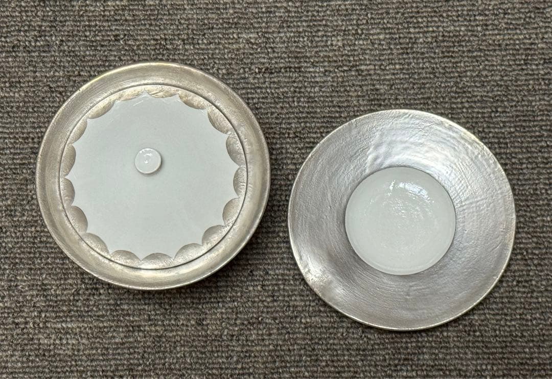 松本美弥子 蓋碗 宝瓶 銀彩 - メルカリ