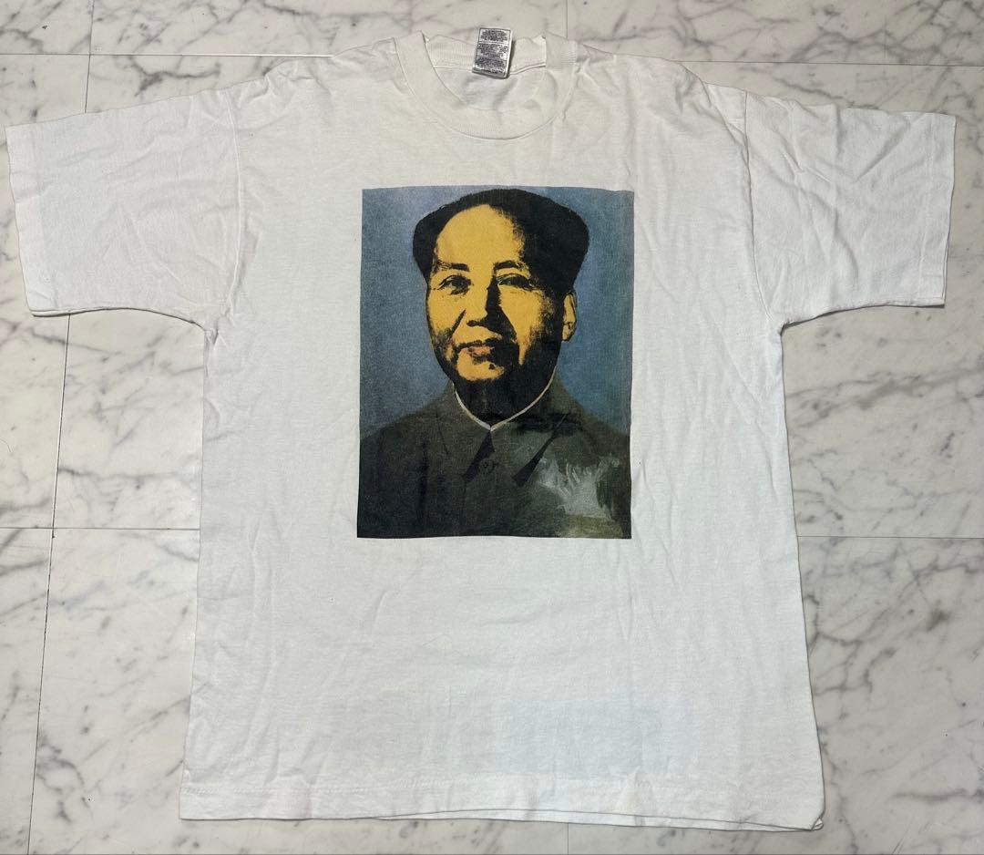 5*v様 毛沢東 Tシャツ REVOLUTION 90s 90s 毛沢東首席 Tシャツ 偉人 アート 激レア ヴィンテージ - メルカリ