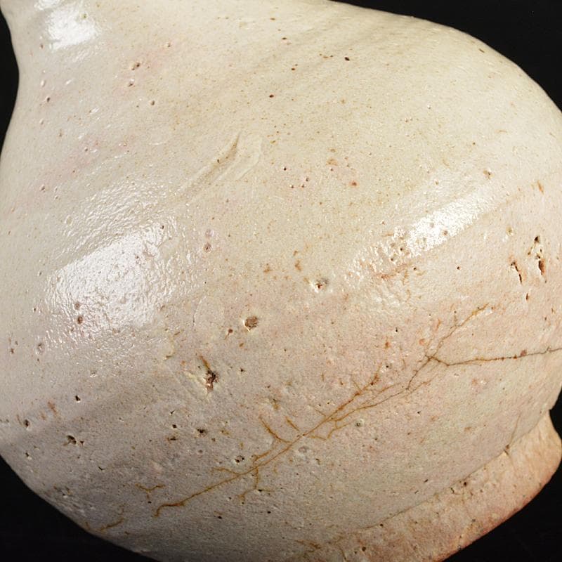 朝鮮美術　李朝　高麗白磁　徳利　時代箱付　M　R7461