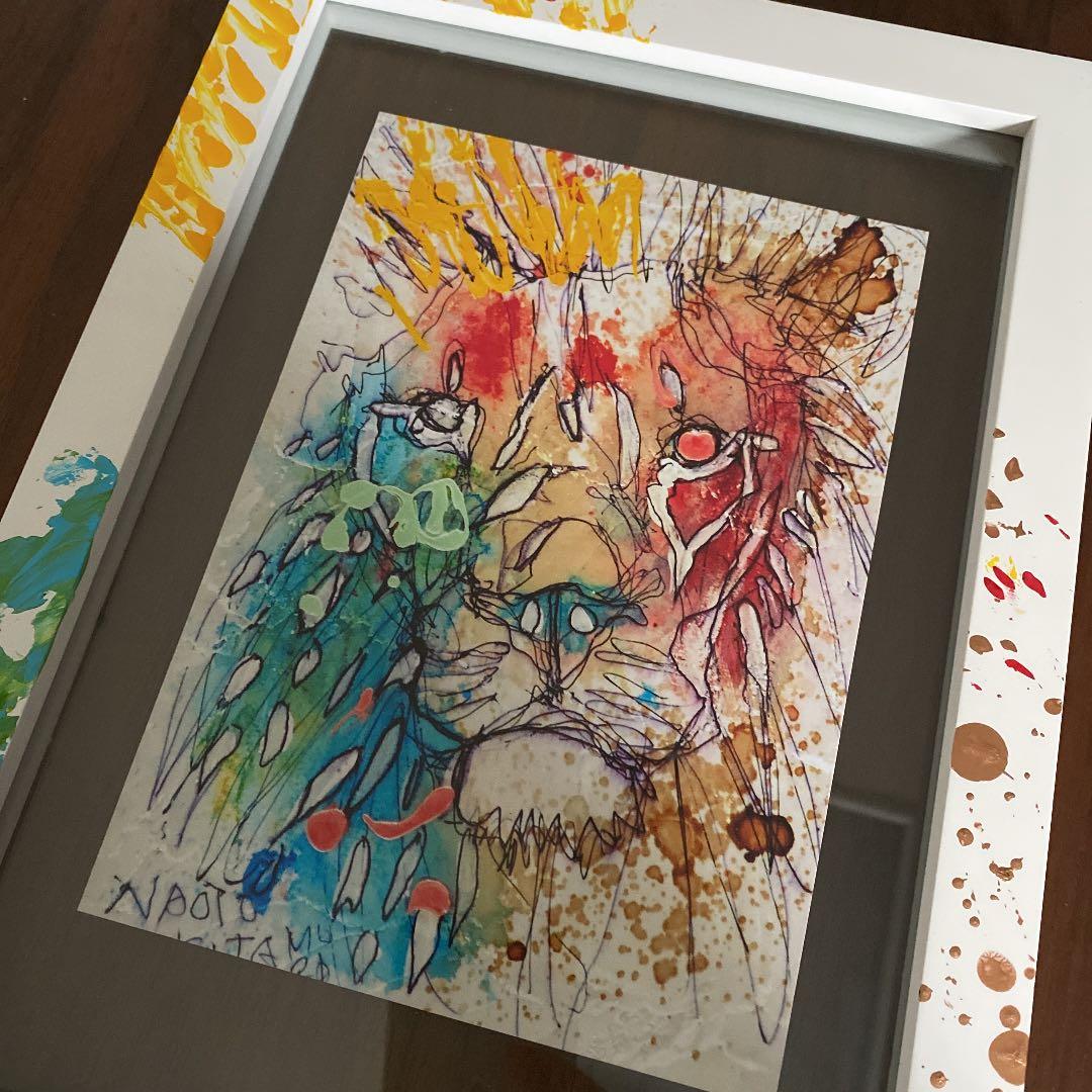 北村直登 絵 ライオン - メルカリ