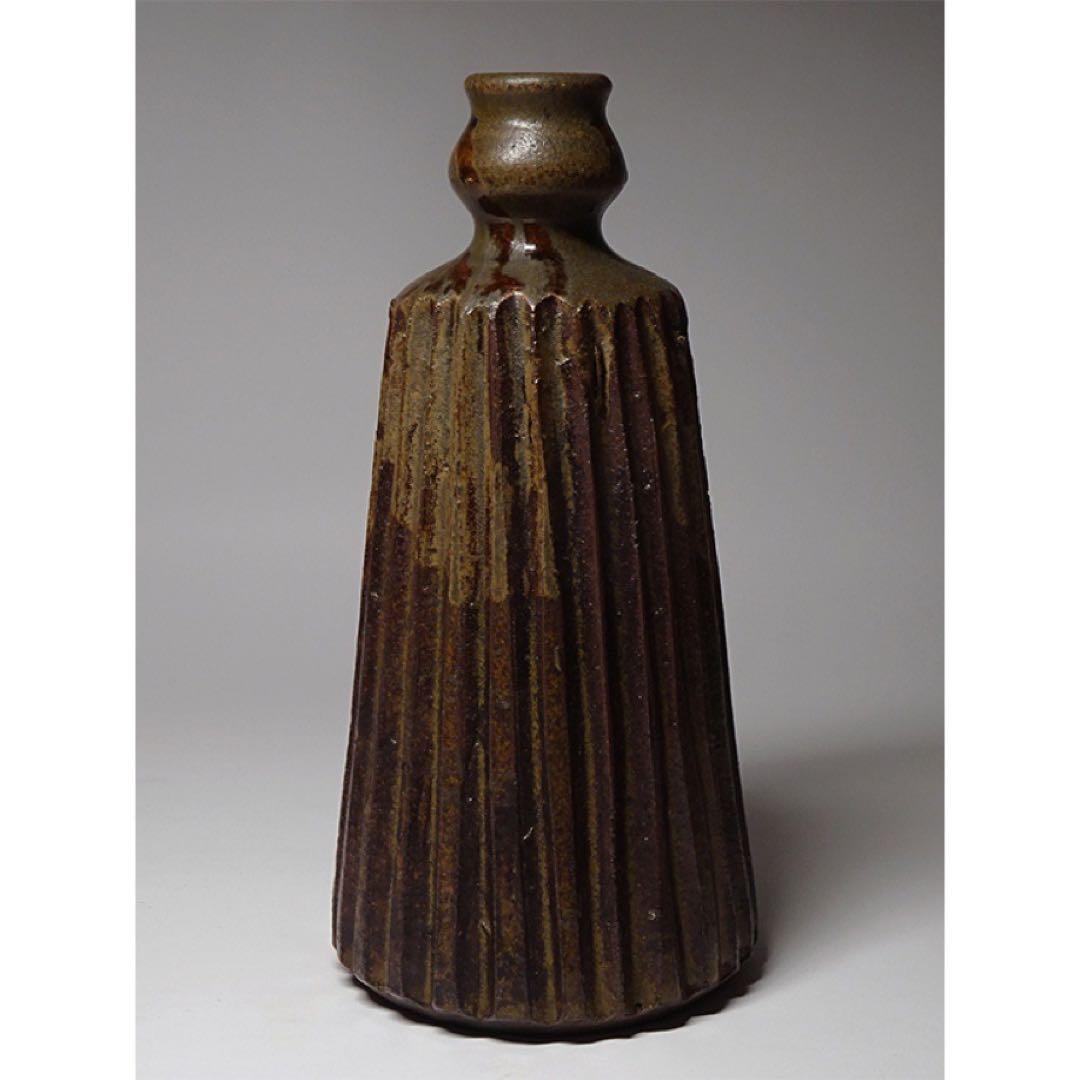 名品】江戸末期～明治時代古九谷青手古九谷扇形壺運びの図香合茶道具