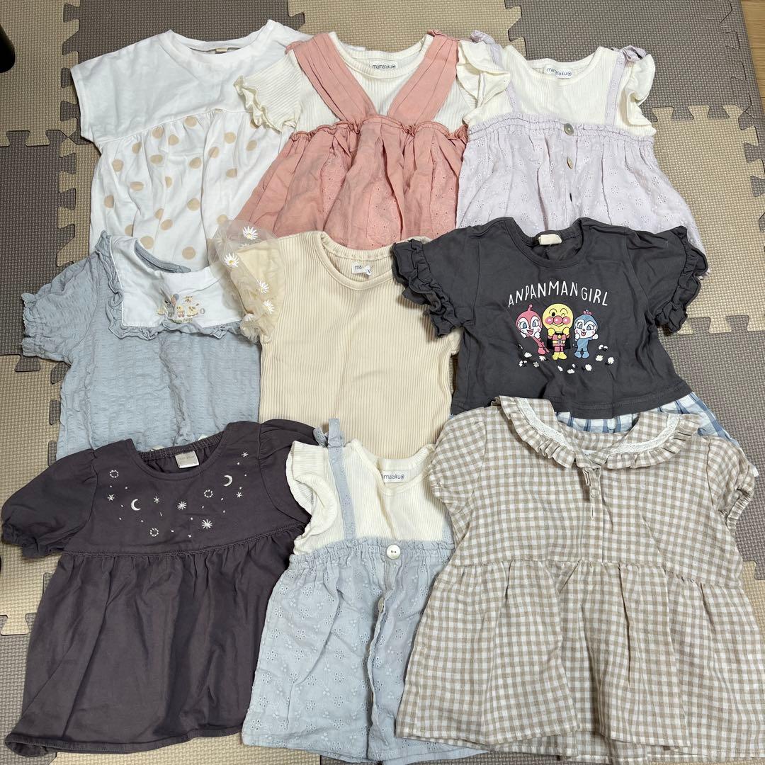 女の子　春夏　まとめ売り　90
