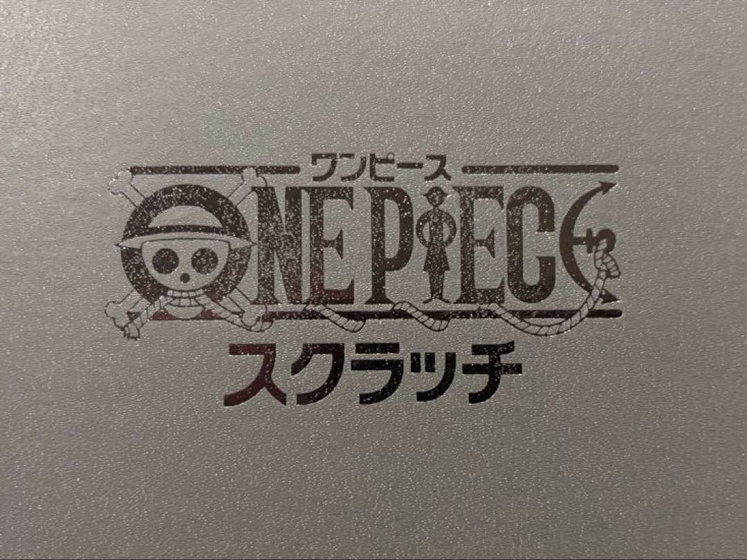 ONE PIECE スクラッチ 純金イラストプレート