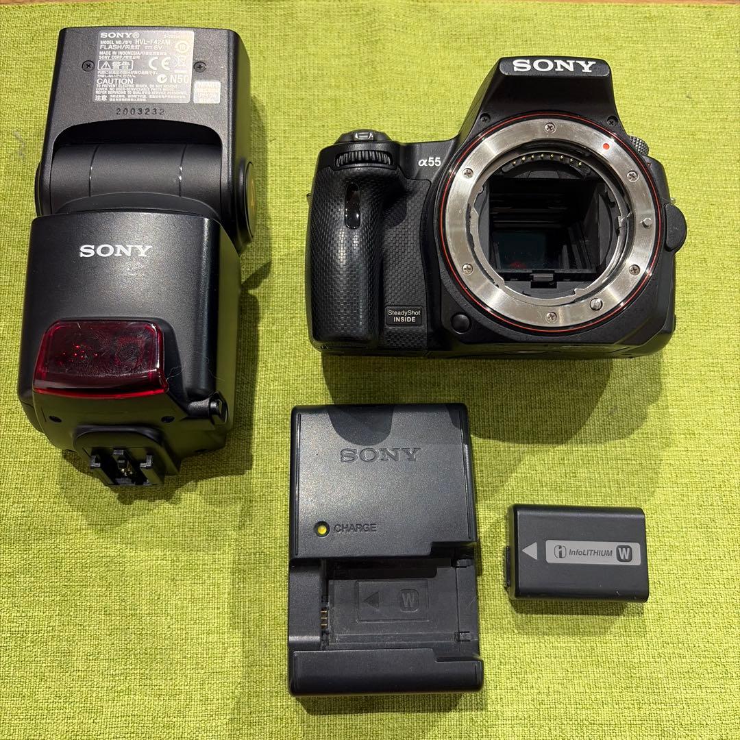【ジャンク】SONY α55 SLT-A55V フラッシュ HVL-F42AM ジャンク】SONY α55 SLT-A55V フラッシュ HVL-F42AM HVL-F42AM.jpg