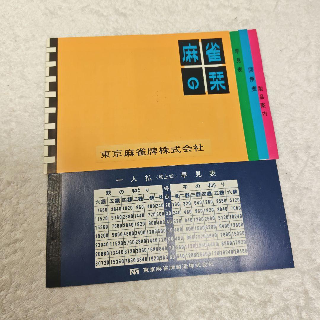 ★未使用★　麻雀牌セット　東京麻雀kk　麻王印　背竹牌