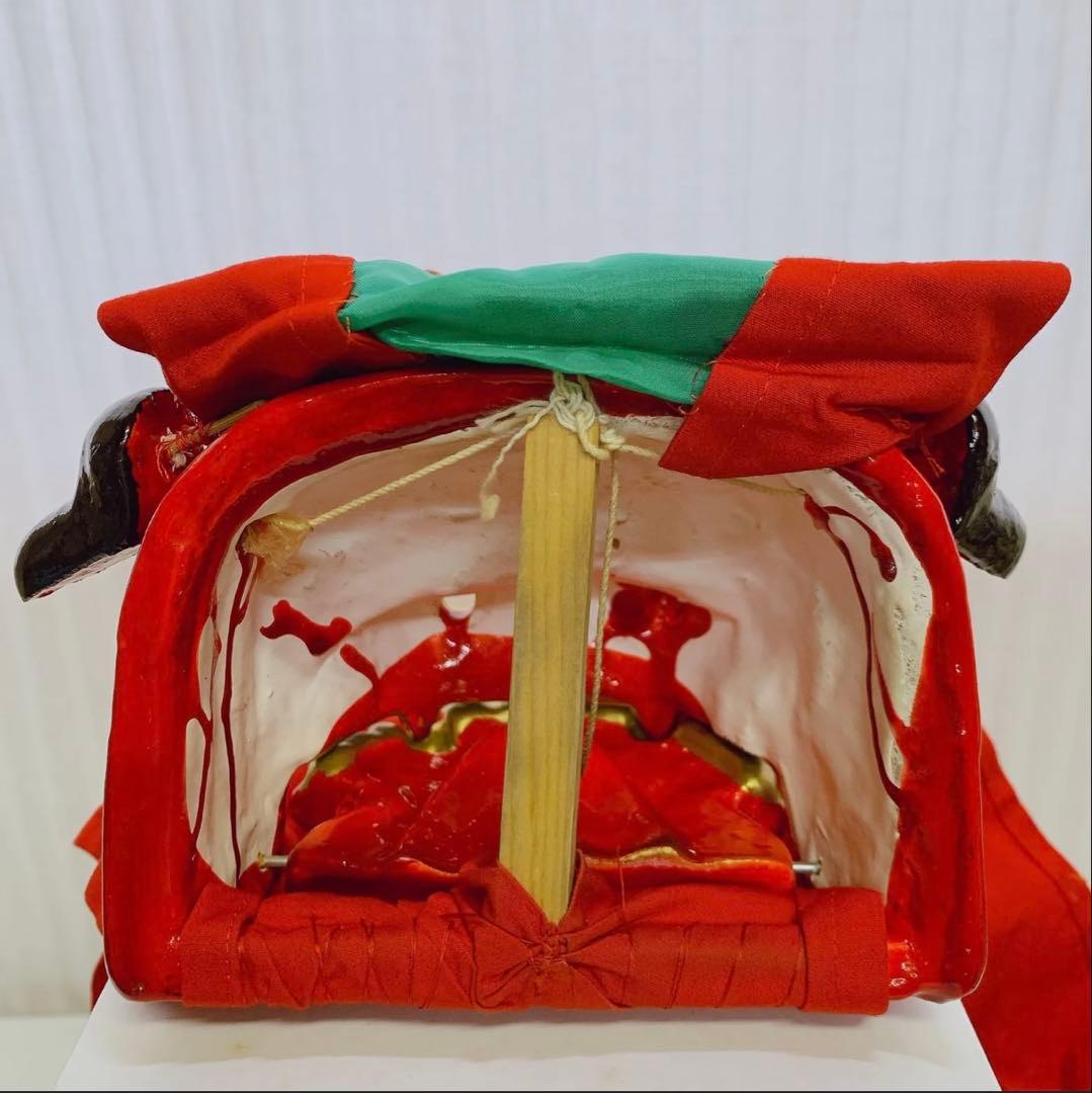 ドイツ製 木製人形 レアなエルツのビンテージの沢山の小鳥の止まり木